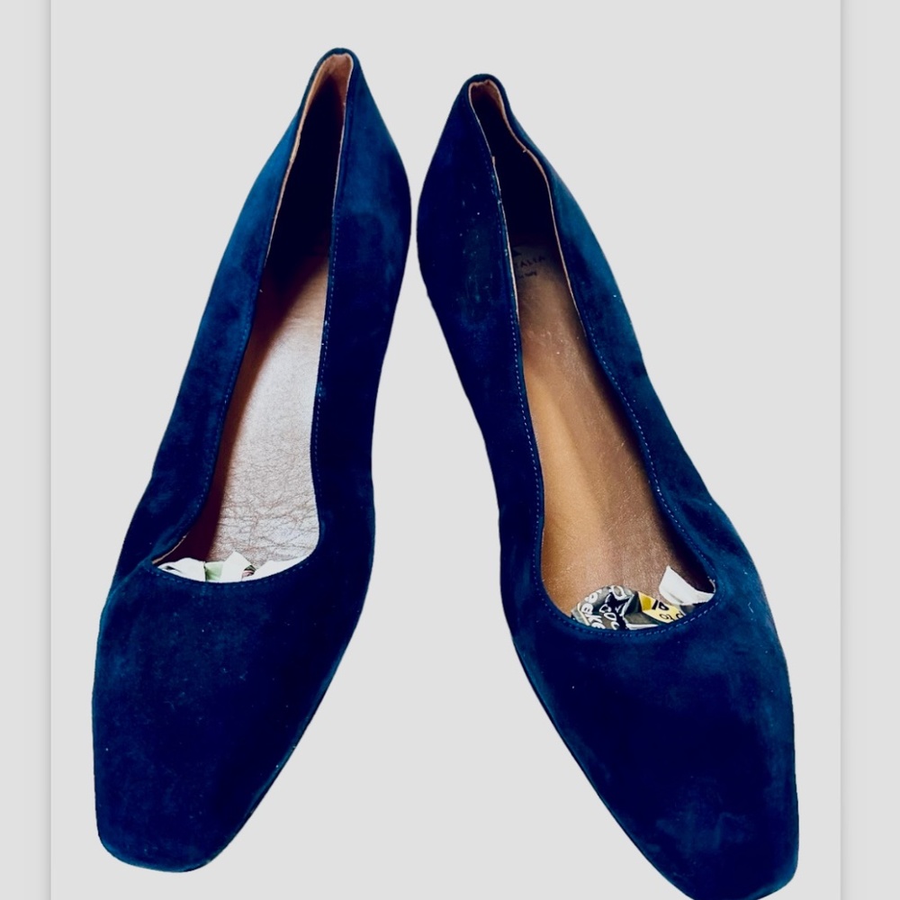 AQUATALIA suede navy  size 9.5